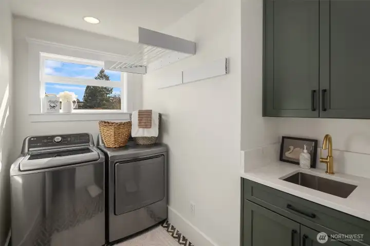 Updated laundry room