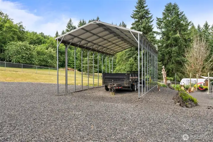 36X16 RV Cover with electrical