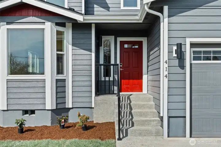 Inviting entry to your dream home.
