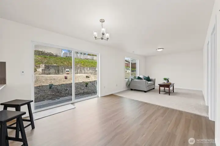 Second breakfast nook and great room for more space