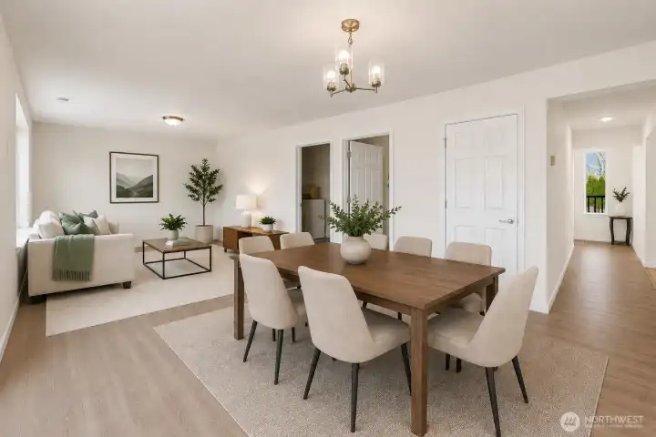 VIRTUALLY STAGED- Breakfast nook right off main living room VIRTUALLY STAGED- Breakfast nook right off main living room
