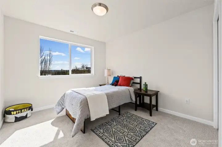 4th bedroom with views all the way to Tacoma