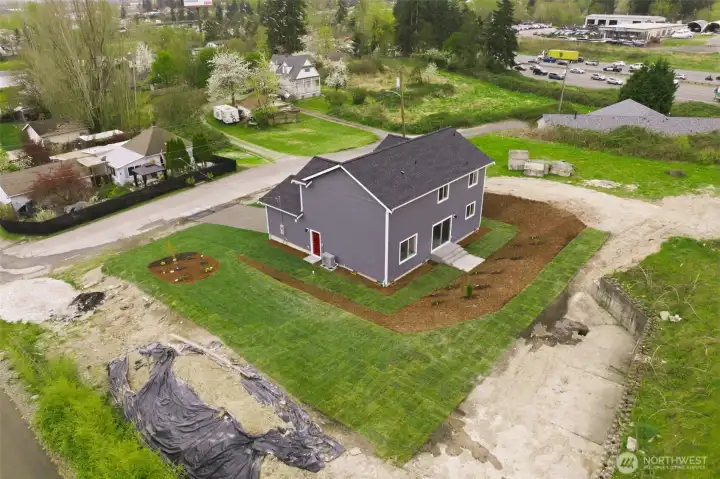 Fresh new landscaping