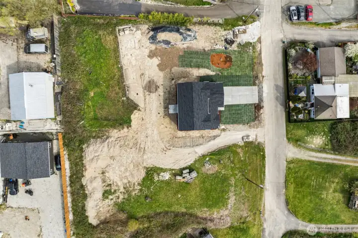 Two more new construction homes will be built to complete this neighborhood.