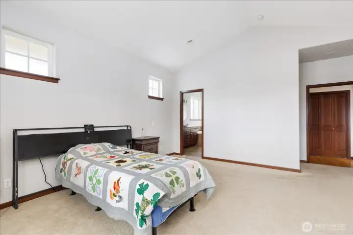 Primary bedroom has an adjoining Full bath, along with a walk-in closet.