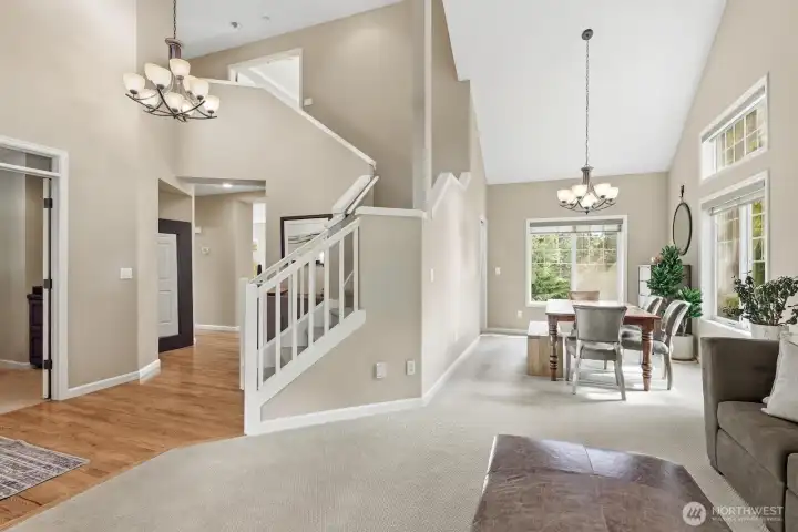 Open, light filled spaces.