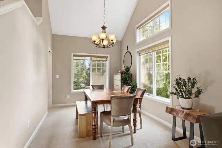 Formal dining room.