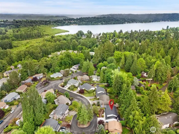 Location of home in proximity to Lake Sammamish, Marymoor Park & Concerts!