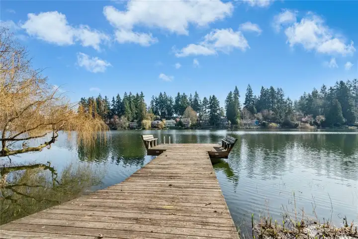 1 of the 2 docks on the water - enjoy the sunshine