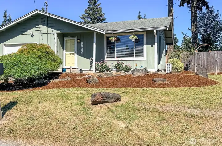 Front of Home - Beautiful Landscaped Yard
