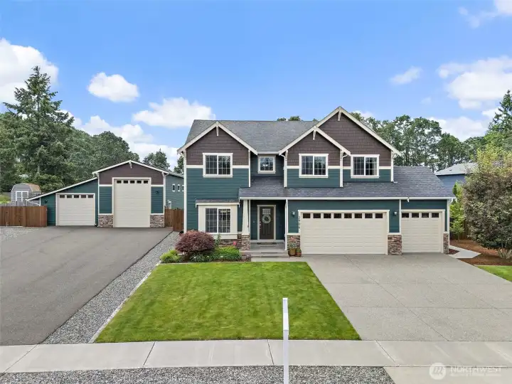 Meticulous, Updated, & Turn Key! 4 Bd, 2.5 Bath w/ Bonus Rm! 3 Car Garage & Dual Bay Shop w/ RV Storage!