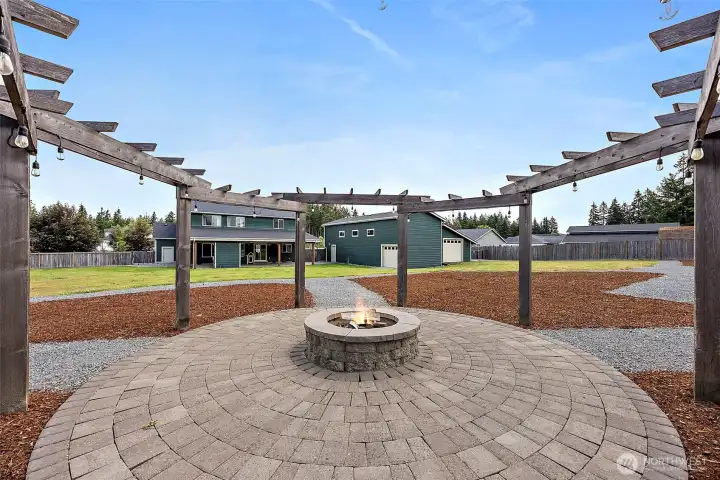 Imagine :Smores Time" in Your Own Backyard! Even the Woodshed is Ready for You!