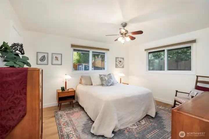 Primary bedroom, has full bath right next door
