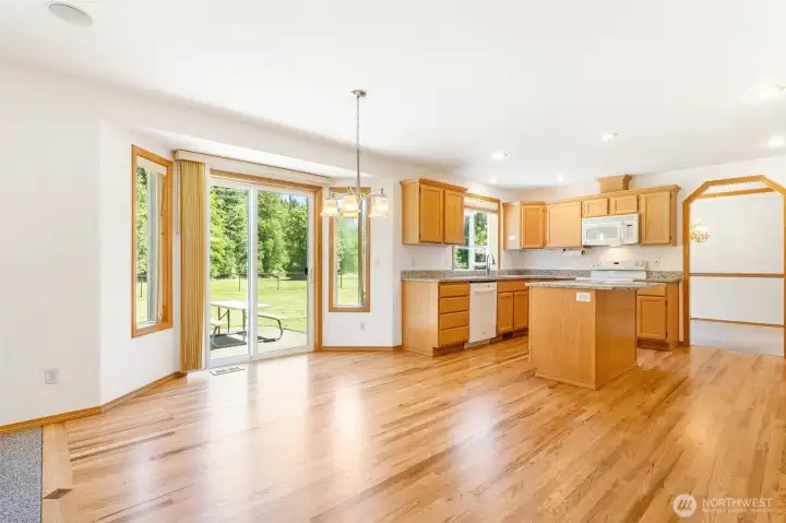 Beautiful hardwood floors were refinished June 2026 Beautiful hardwood floors were refinished June 2026