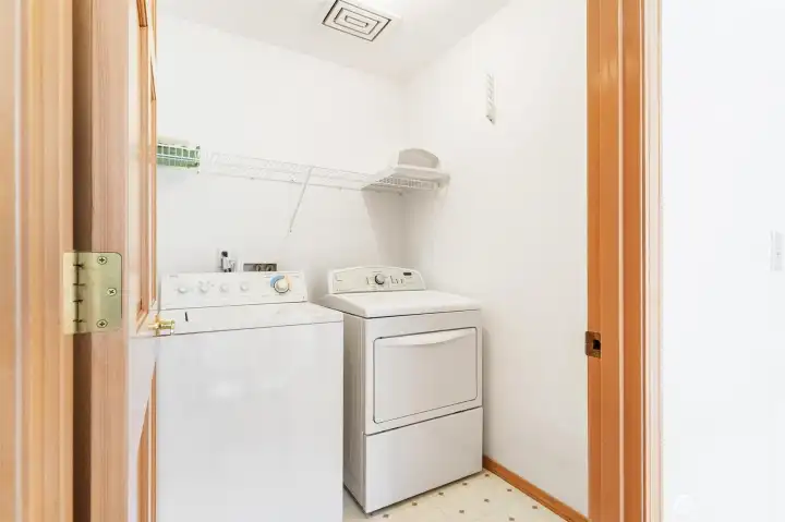 Conveniently located between bedrooms upstairs. Conveniently located between bedrooms upstairs.