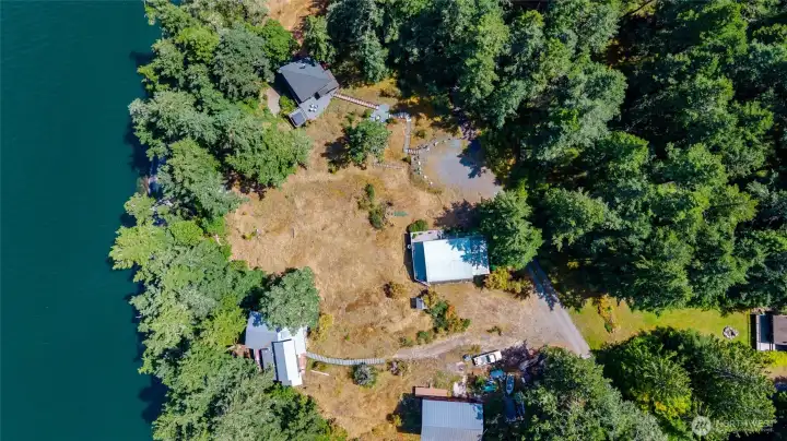 Aerial view of home