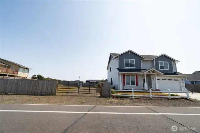 House & adjacent lot; also for sale