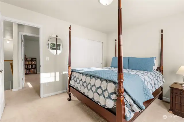 Bedroom number 2 is a great size and as you can see there's plenty of room for a queen bed.