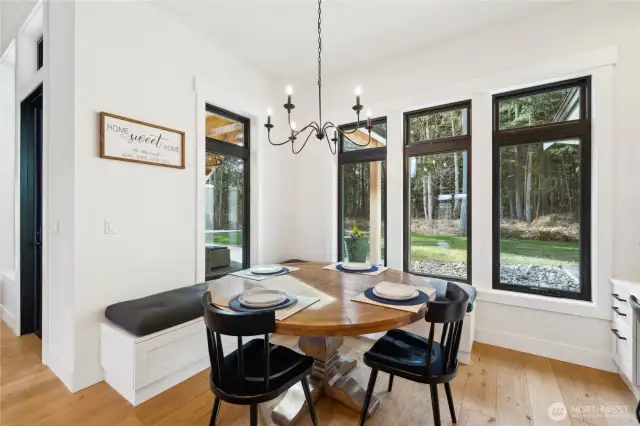 Another view of the breakfast nook.