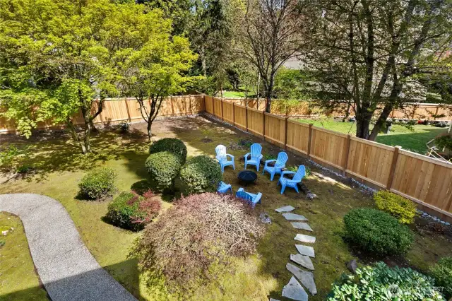 low maintenance yard!