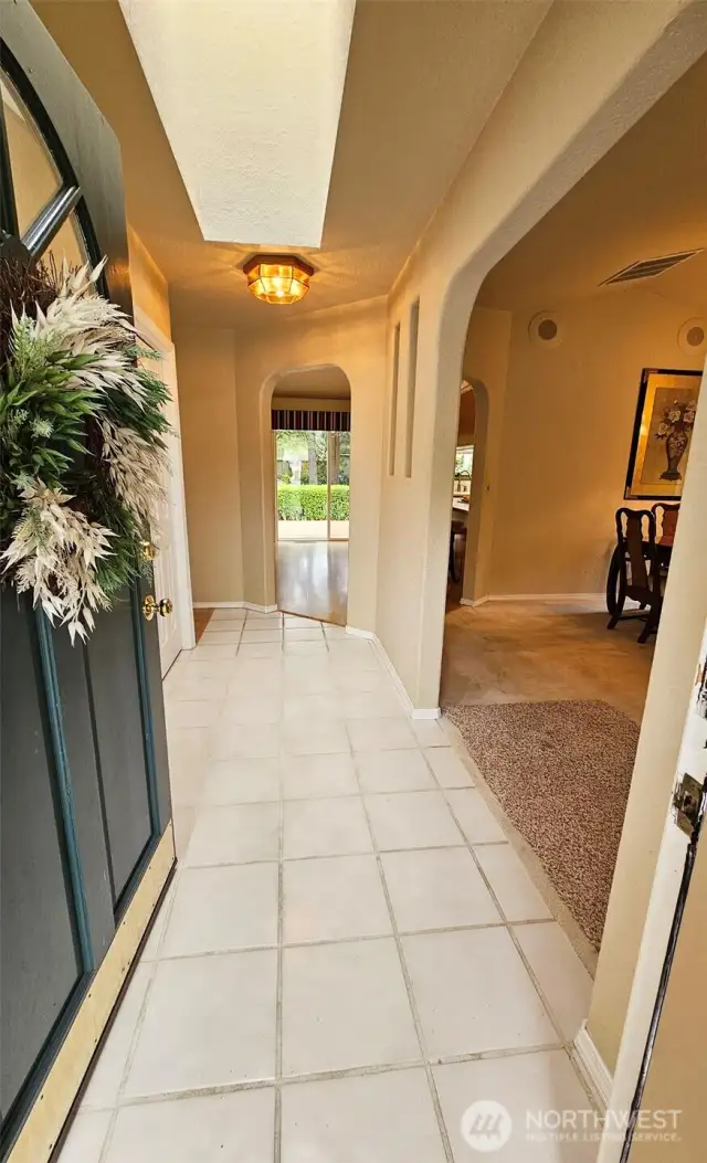 Tile entryway, welcome!