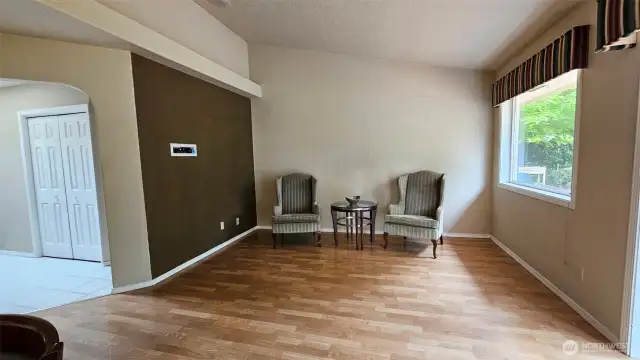 Flex space next to the kitchen: Homeschool? Office? Family room? Music room?