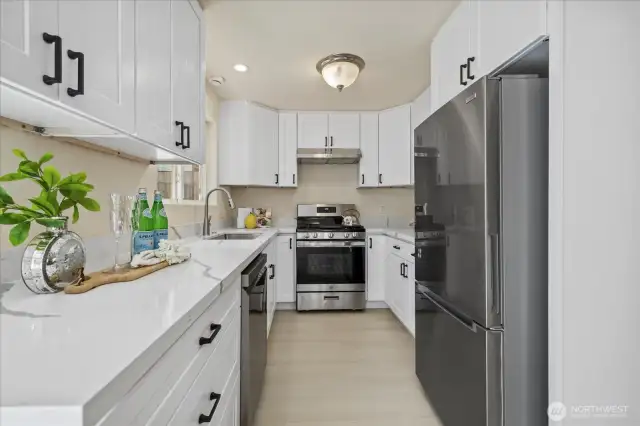 Brand new countertop, cabinets and appliances