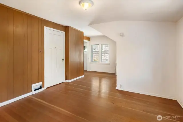 Another view of the upper front bedroom.