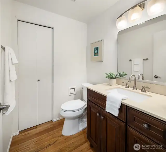 Main floor powder room.