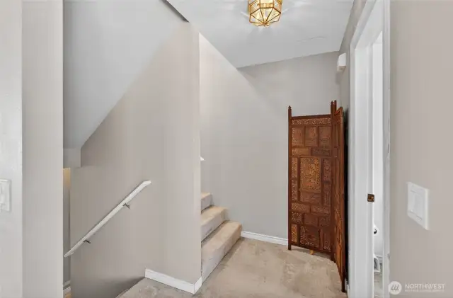 Stairs landing on Main Floor