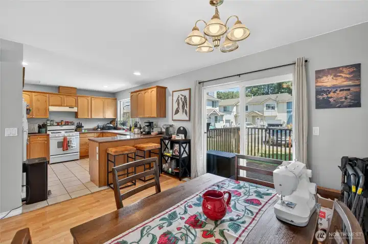 Kitchen from living space