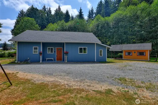 Front door straight ahead. 14 x 10 bonus room to the right.