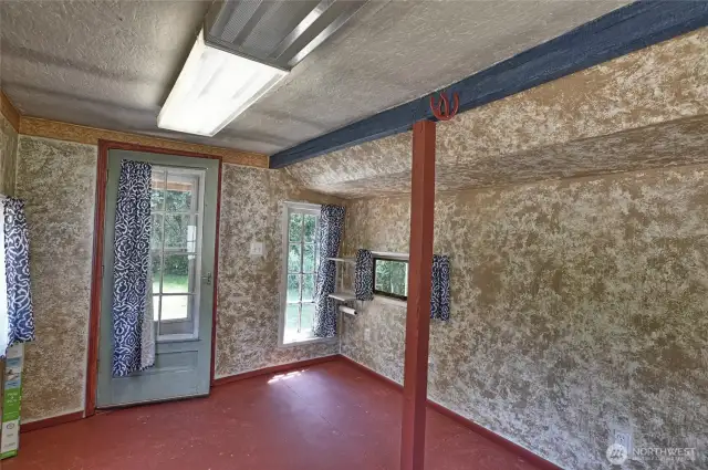 Inside room.