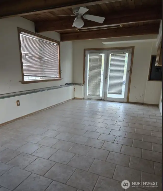 converted garage; 4th bedroom