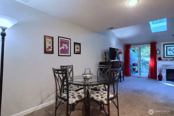 Plenty of room for fine dining