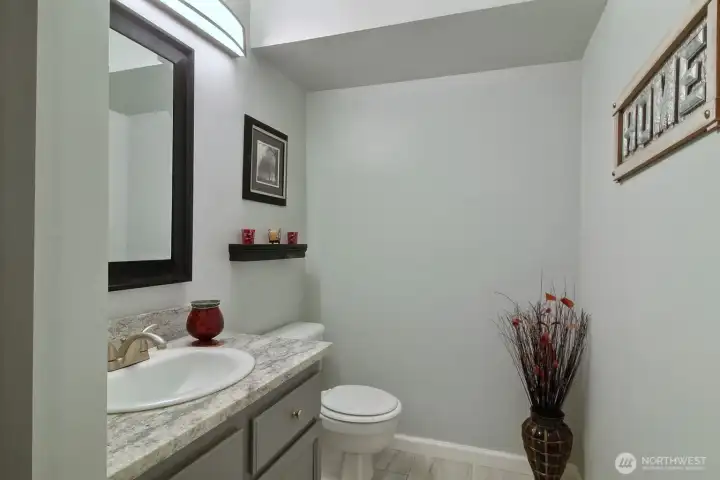 Remodeled half bath