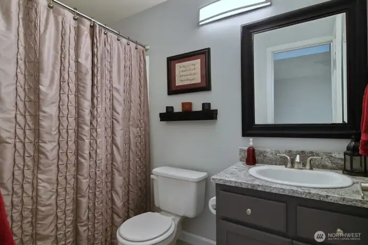 Remodeled main floor bathroom
