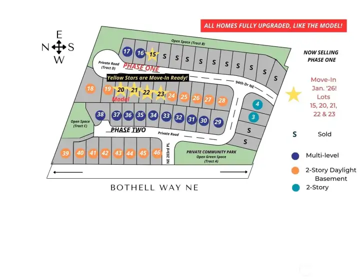 Altamura offers 46 luxury residential homes near charming downtown Bothell.