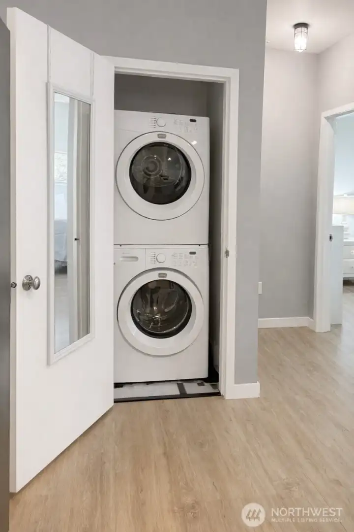 In unit laundry