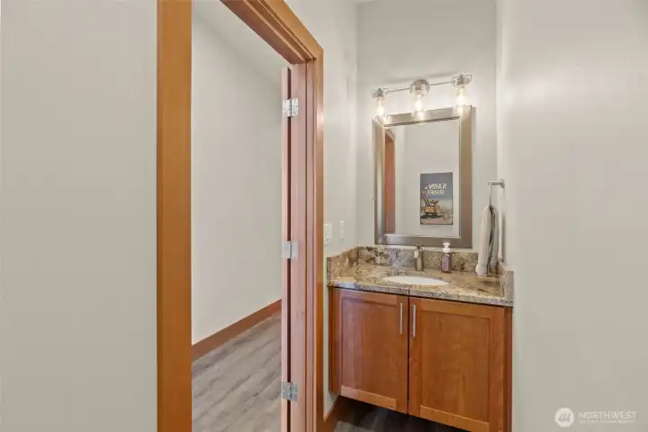 Powder room.
