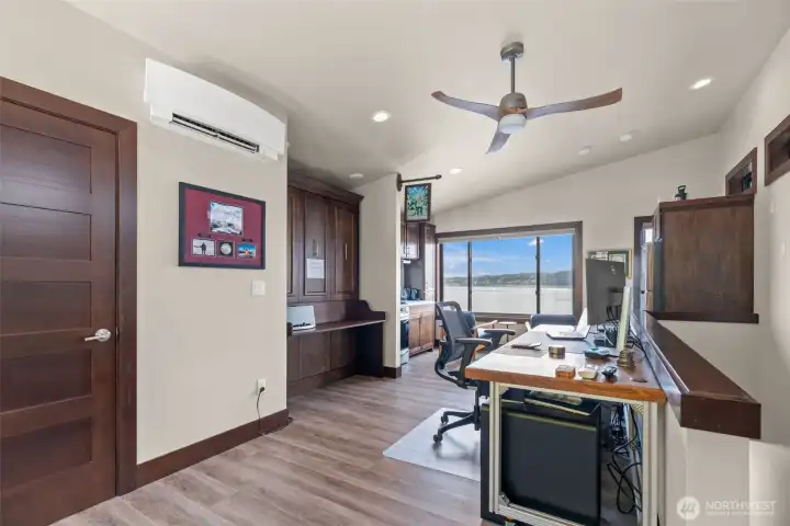 Studio space with 3/4 bath above the garage.