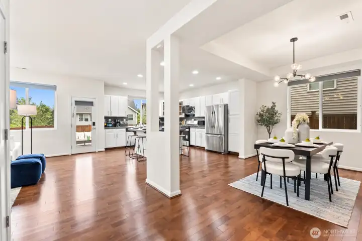 Bright, airy layout perfect for everyday living and gatherings.