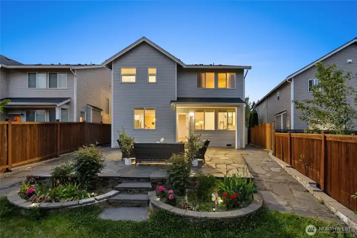 Fenced, garden space and grass for your pup it's all here.
