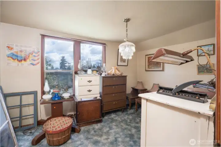 Front living area upstairs (if home is used as a duplex.)