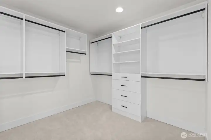 Huge walk in closet