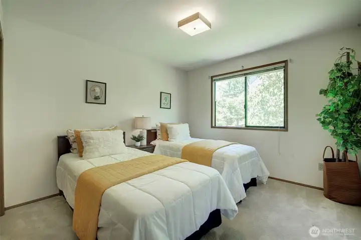 Third bedroom on upper level.