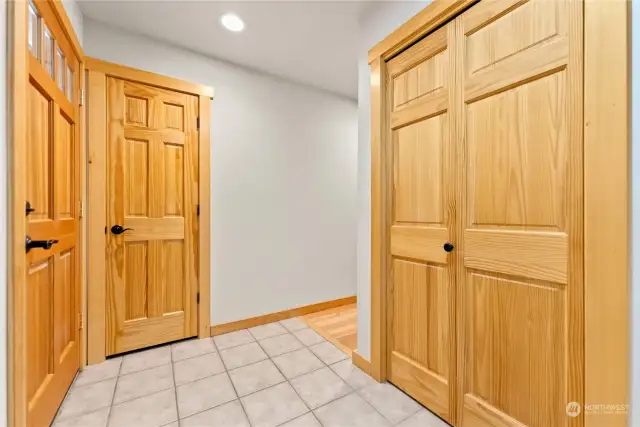 Laundry area and entry way