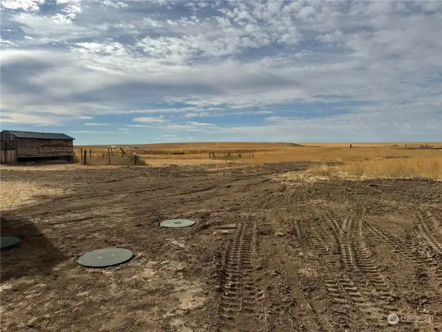 Pressurized septic system, installed!