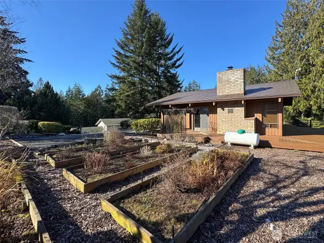 Raised bed gardens