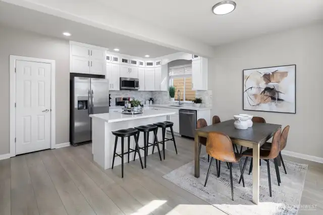Eating Space off of Kitchen